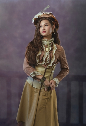 维多利亚时代蒸汽朋克风美女写真图片